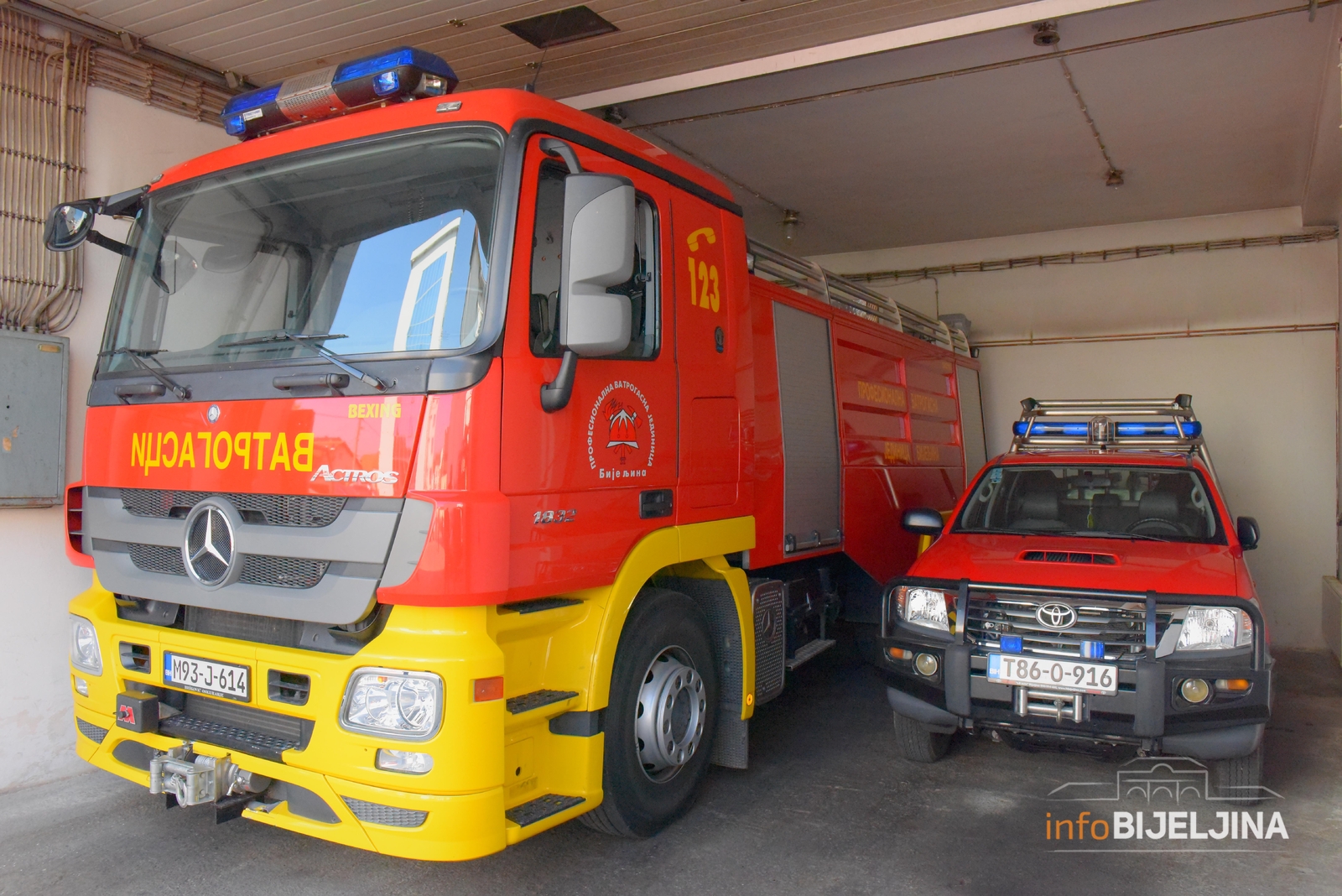 Saniran požar u Čađavici kod Bijeljine