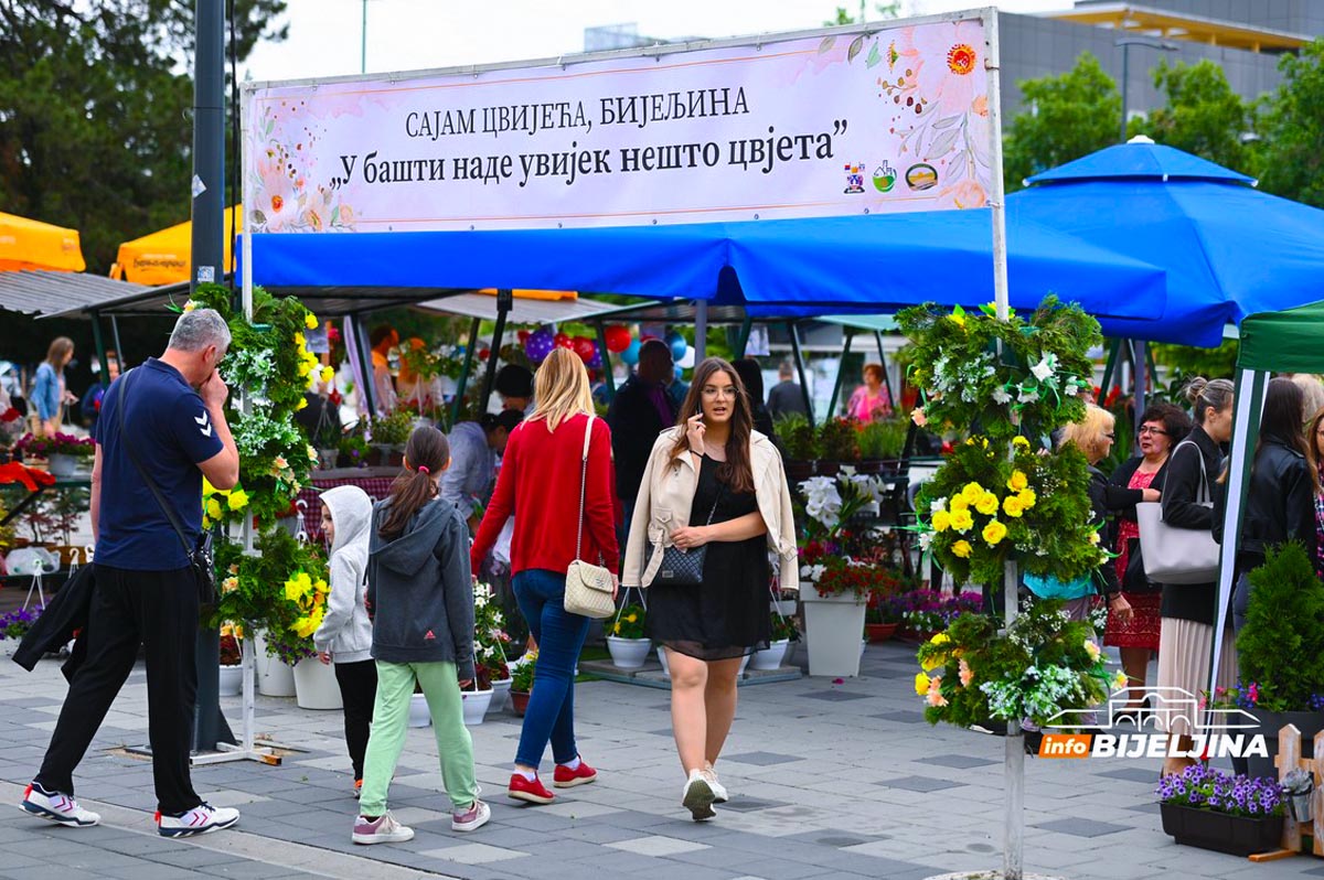 Bijeljina: Sajam cvijeća 30. i 31. maja, nagradiće najljepše štandove sa ukupno 1.300 KM (FOTO)
