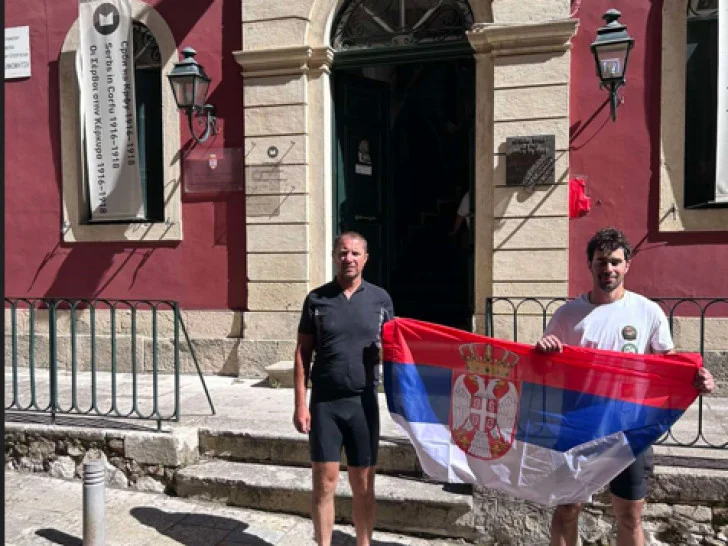 Aleksa i Vladan stigli na Krf: Umor nas je savladao, prespavali smo na plaži