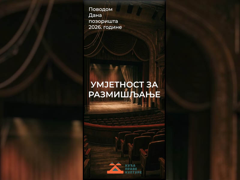 Inicijativa Udruženja umjetnika “KPK” Bijeljina: Dramski stvaraoci Srpske pišu poruku za Međunarodni dan pozorišta