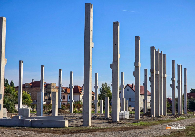 InfoBijeljina na gradilištu: Pogledajte kako napreduje izgradnja sportske dvorane u Bijeljini (FOTO)