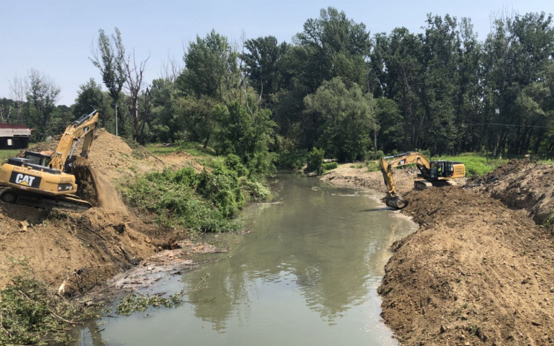 Počeli radovi na uređenju korita rijeke Janje