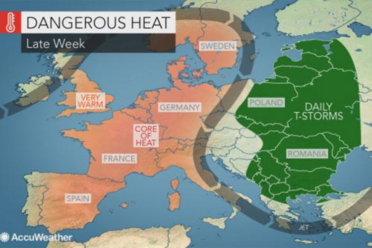 Novi toplotni talas stiže u Evropu