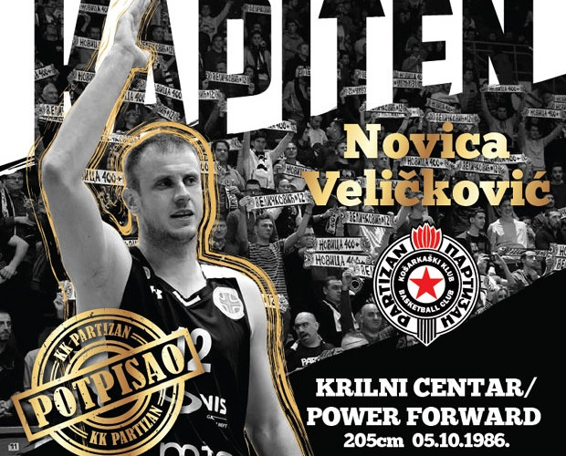 Veličković i Partizan zajedno još godinu dana