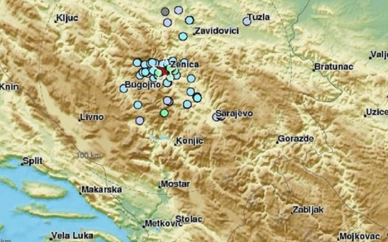 Zemljotres od 4,1 stepeni pogodio Zenicu
