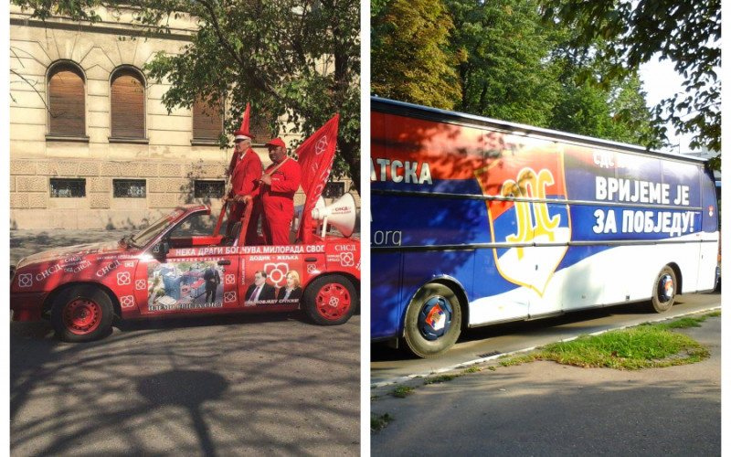 Počinje zvanični lov na birače: SNSD kreće iz Banjaluke, Savez za pobjedu iz Laktaša