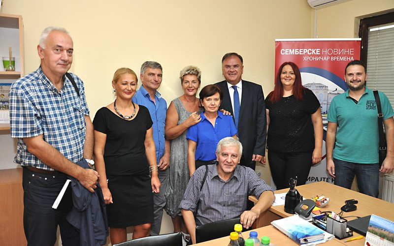 Ivanić u posjeti Semberskim novinama