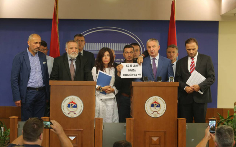 Advokatski tim koji radi na slučaju ubistva Davida Dragičevića u srijedu kod glavnog tužioca