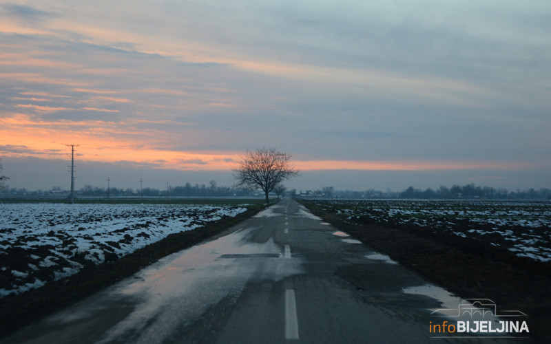 Kolovozi mokri i klizavi