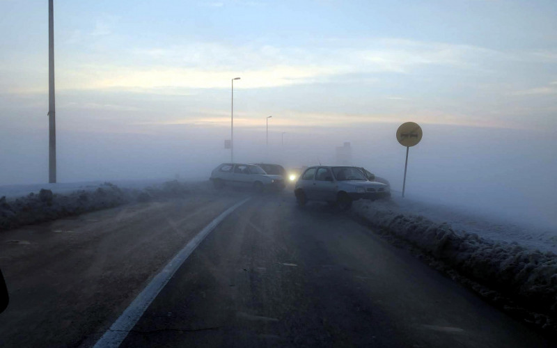 Lančani sudar u Komitskoj ulici