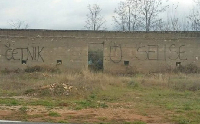 Grafiti mržnje prema Srbima povratnicima u Dalmaciji