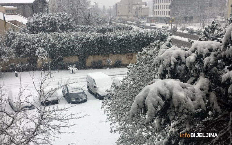 Podgorica pod snijegom