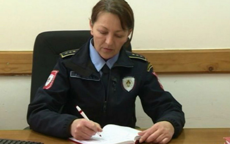 Tanja Kerović, jedina žena u Srpskoj komandir policijske stanice