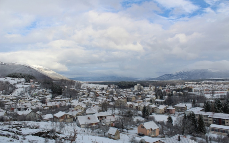 Snijeg na području Gacka i Nevesinja
