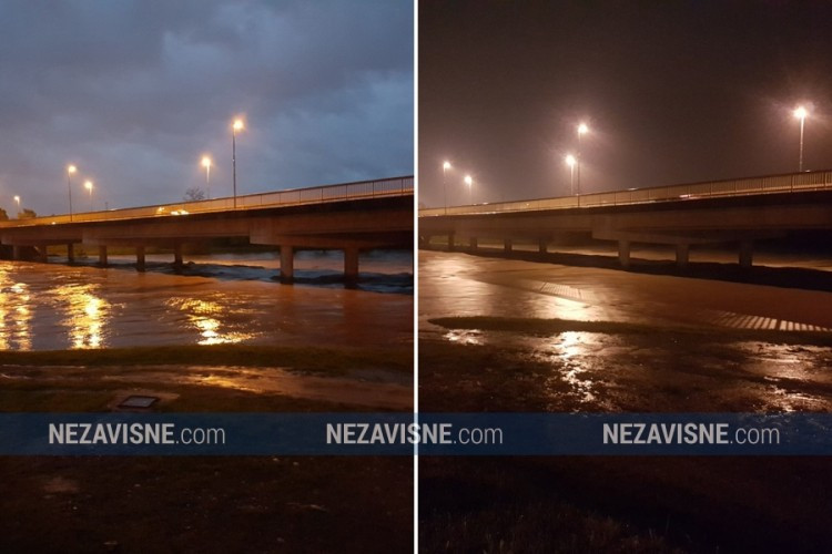 Pogledajte koliko je Vrbas narastao za sat vremena