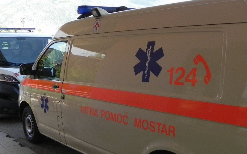 Mostar :  Muškarac teško povrijeđen nakon pada s dizalice