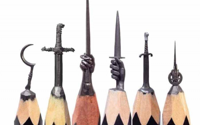 Rus inspirisan serijom “Igra prestola” stvara umjetnička djela od olovaka