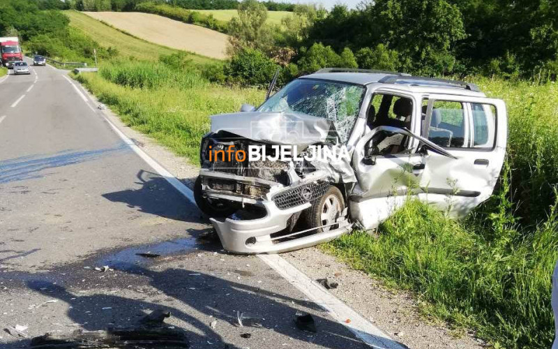 Zbog nezgode potpuno obustavljen saobraćaj na putu Bijeljina - Brčko
