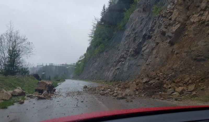 Odron na pravcu Banja Luka-Crna Rijeka