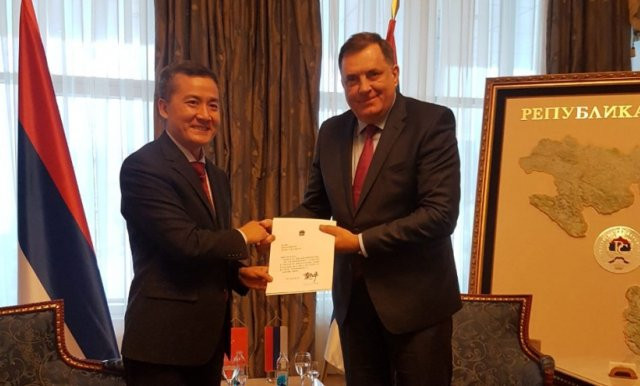Dodik zahvalan Kini i kineskim firmama na ulaganjima u BiH