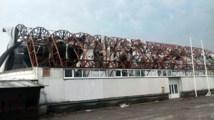 Olujni vjetar uništio krov hale AD ’’Grad’’ Bijeljina