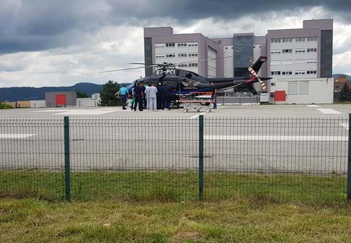 KUZMIĆ U KOMI Iz Banjaluke helikopterom transportovan u Beograd