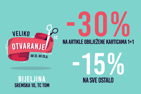 Otvara se nova SPORT REALITY prodavnica u Bijeljini