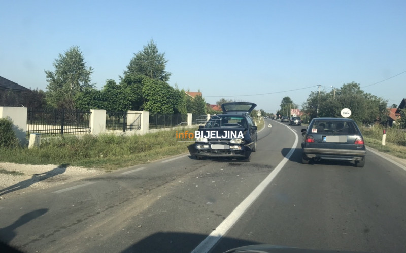 Nezgoda na magistralnom putu Bijeljina - Ugljevik /FOTO/