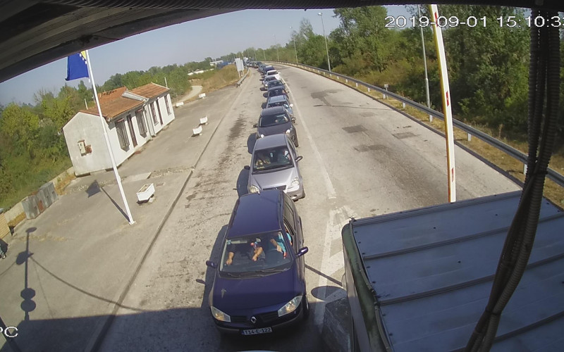 Gužva na Rači i Pavlovića mostu