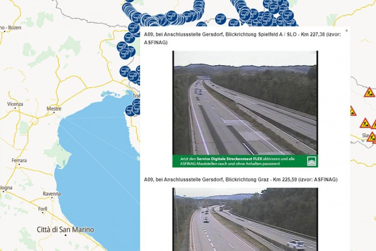 Pogodno za vozače: Provjerite stanje na putevima u Austriji i Sloveniji pomoću HAK-a