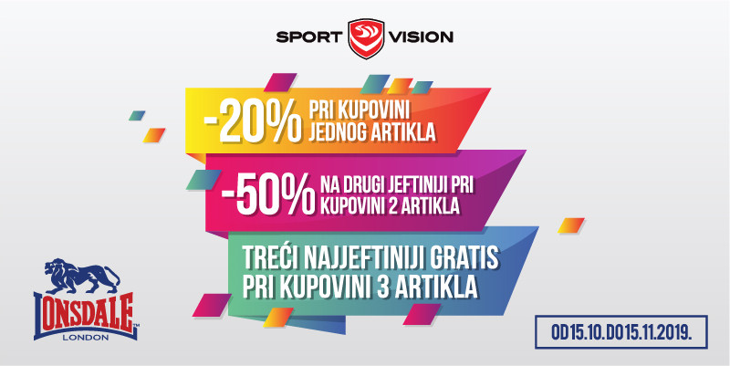 Nove Lonsdele kombinacije za muškarce u Sport Visionu