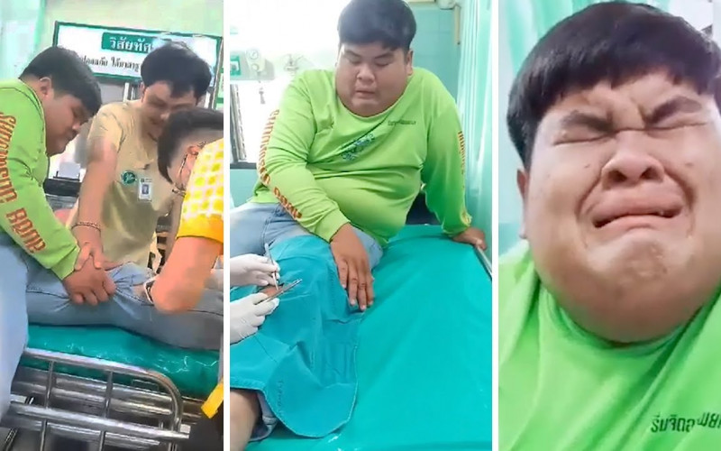 Bolničar plakao jer je morao primiti inekciju, kolege mu se smijale