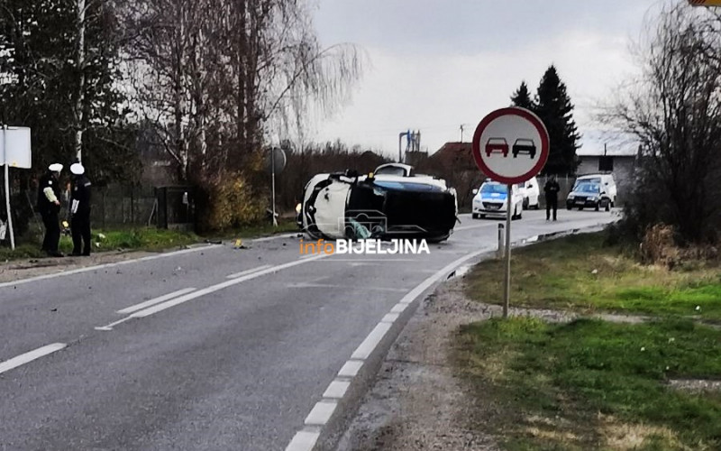 Saobraćajna nezgoda u Janji /FOTO/