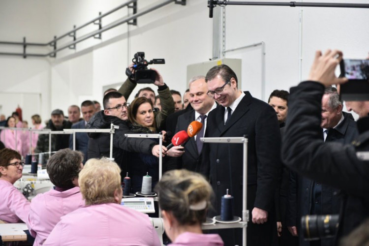 Vučić i Višković otvorili pogon fabrike 