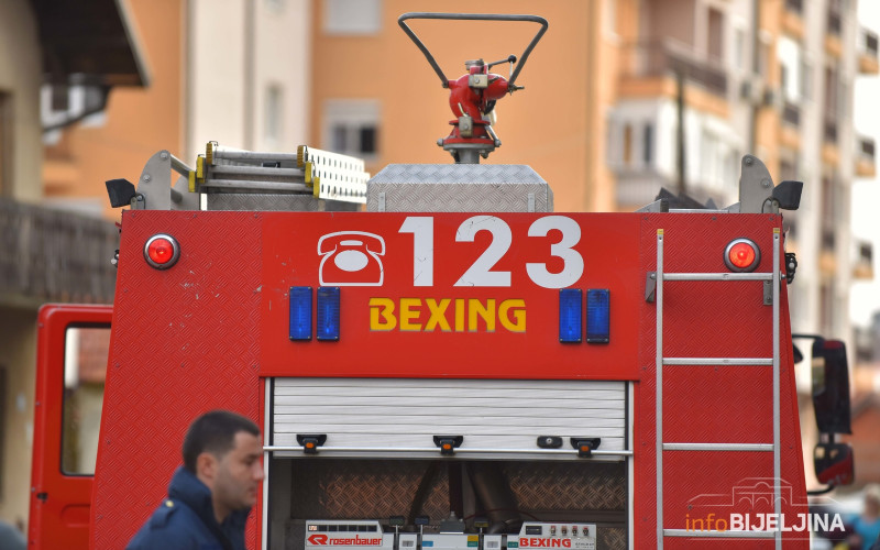 Požar na kući u Dvorovima, uviđaj u toku