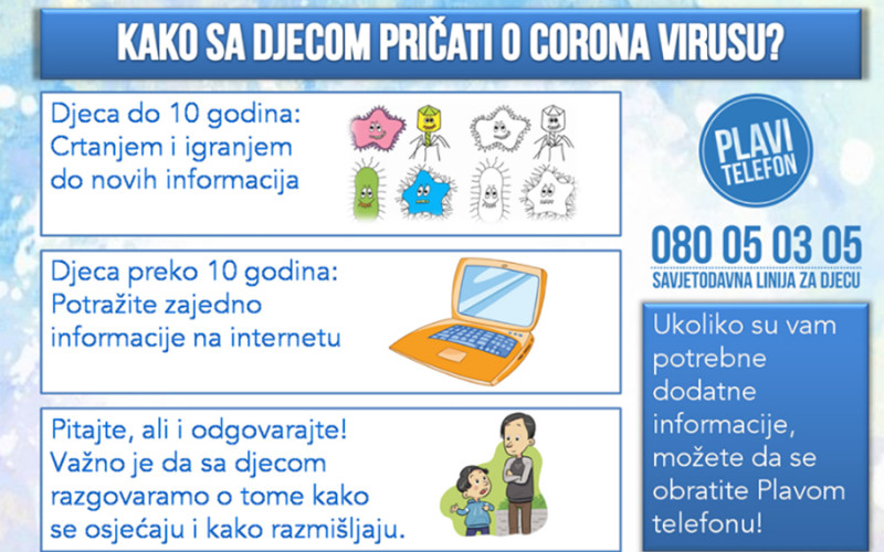 Preporuke kako sa djecom pričati o korona virusu