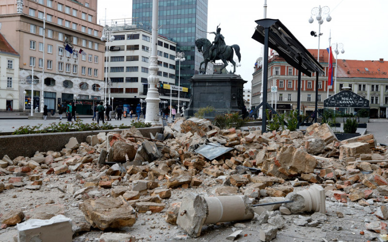Zagreb: Tokom noći registrovan niz slabijih zemljotresa