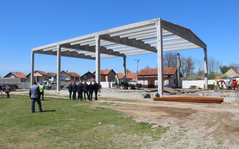 Izgradnja fiskulturne sale u Patkovači prema planu