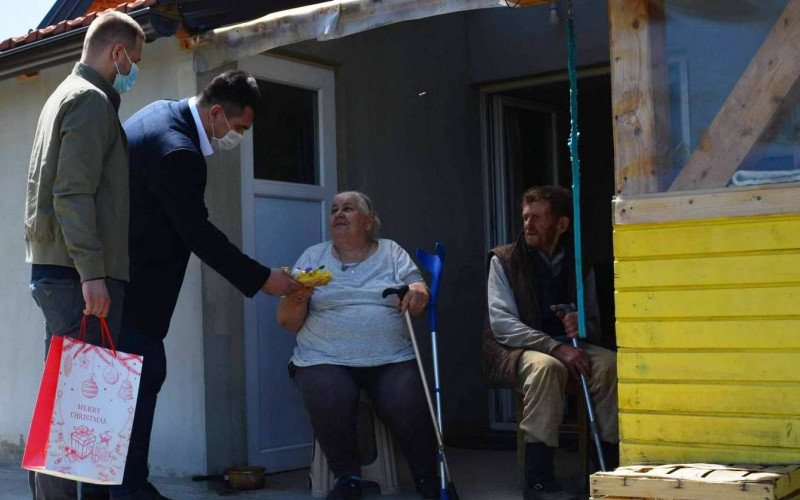 Načelnik Lopara posjetio Miliće u najudaljenijoj kući u Jablanici