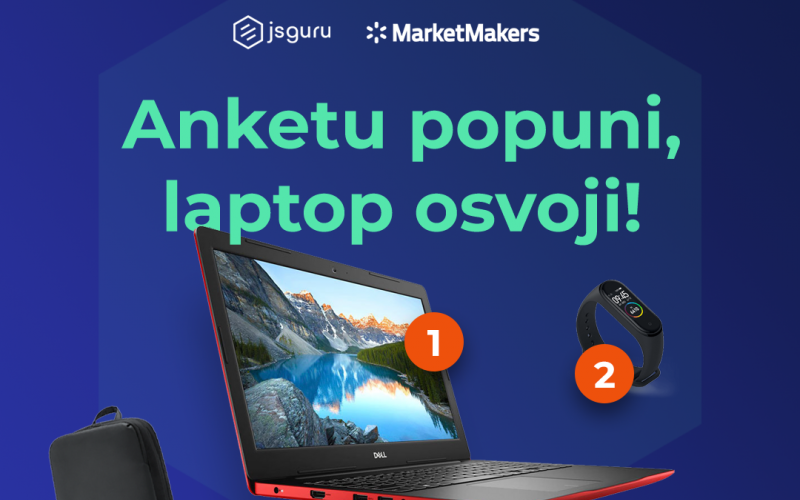Anketu popuni, laptop osvoji! Q STATION & MarketMakers nagrađuju