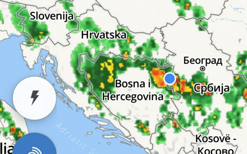 Jako nevrijeme na sjeveroistoku BiH