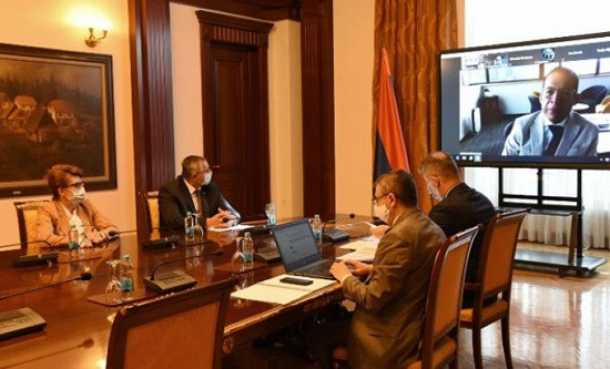 Višković sa Salinasom o projektu unapređenja zdravstvenog sistema