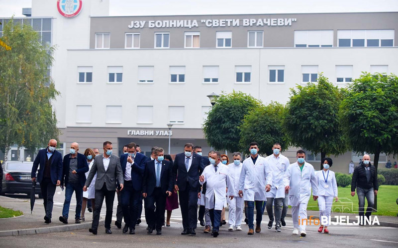 Otvorena kovid bolnica u Bijeljini (FOTO)