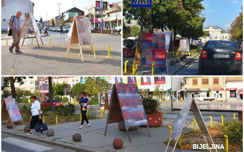 KOMUNALNA POLICIJA ISPUNILA OBEĆANJE Nema više drvenih panoa sa plakatima u Bijeljini