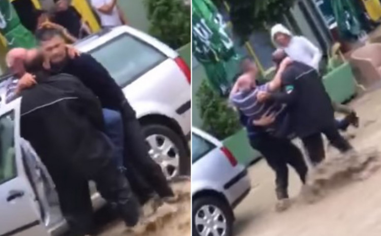 Policajci u Čeliću spašavali građane iz vodene bujice, proglašeno stanje prirodne nesreće(VIDEO)