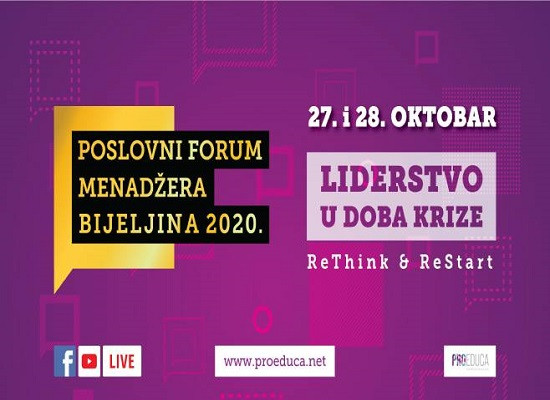 Rajčević sutra na Poslovnom forumu menadžera u Bijeljini
