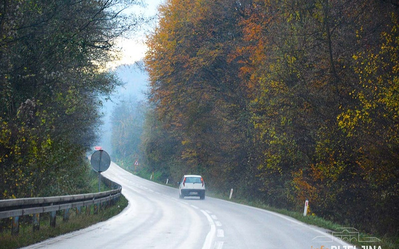 Klizavi kolovozi, poledica u planinskim predjelima