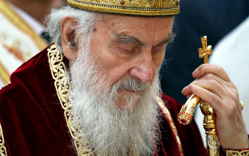 ZASTAVE ĆE SPUSTITI NA POLA KOPLJA Zbog smrti patrijarha u nedjelju dan žalosti u Brčkom