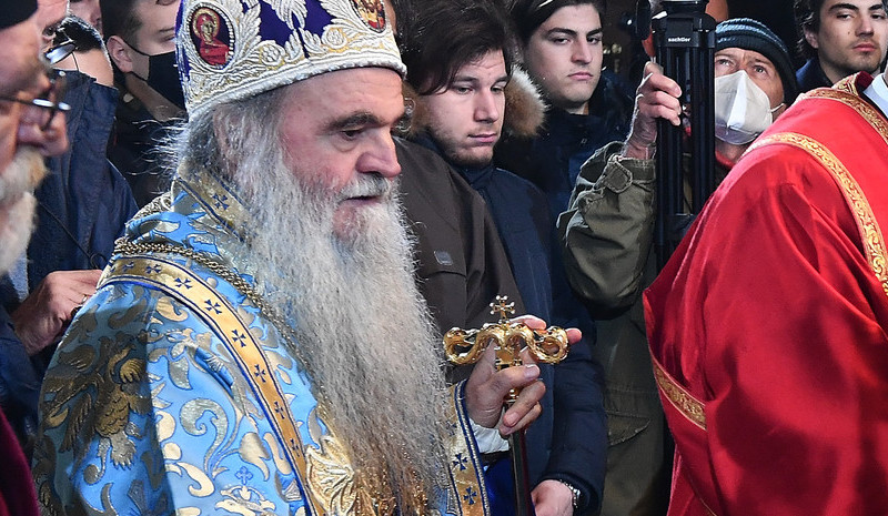Hospitalizovan vladika David koji je služio liturgiju na sahrani patrijarha