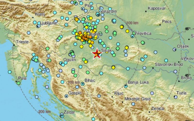 TLO NE MIRUJE Novi SNAŽAN ZEMLJOTRES u Hrvatskoj snage 6.3 po Richteru
